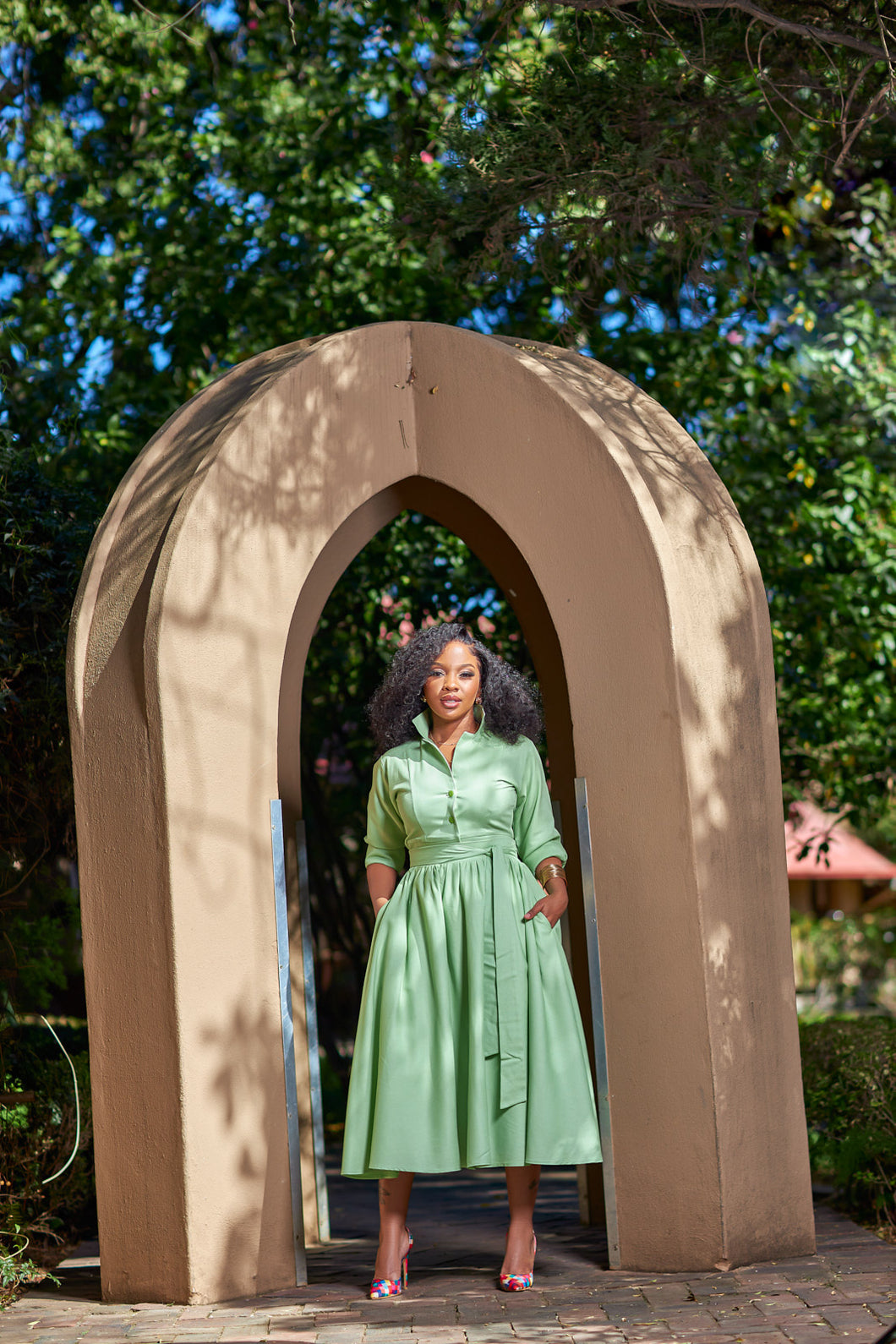Belinda set ( Celadon green )